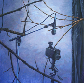 John Norris's "Forest, 2008," oil on linen, 36 X 36 inches, will be on display on Thursday, August 27, at Arkansas State University's Bradbury Gallery.