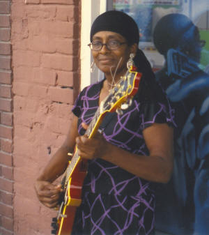 Essie "the Blues Lady" Neal of Sweet Home is one of this year's musicians in residence for the third annual "Blues in the Schools" program in West Memphis.