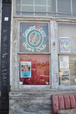 Morgan Freeman's club, Ground Zero, is typical of clubs and juke joints throughout the Mississippi Delta. Photo courtesy of Dr. Gregory Hansen. 
