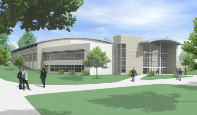 Architectural rendering of ASU's new Student Recreation and Wellness Center.