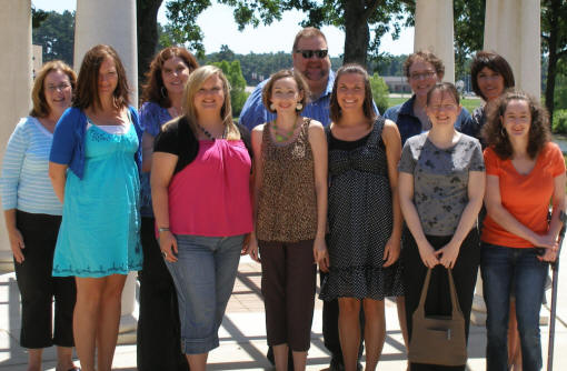 Participants in this year's Summer Writing Institute for Teachers were, from left, 