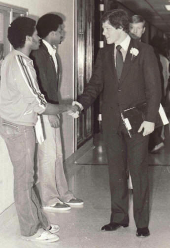 Gov. Bill Clinton at ASU-Jonesboro, April 1979