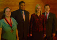 Left to right: Ashley Tidwell, Marvin Alexander, Candace Martin and James Bishop