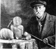 Dentler Rowland and some of his relics