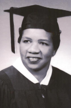 Ellen Turner Strong at her ASU graduation, 1964.