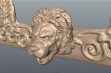 David Mitchell's reconstruction of lion's head spout.