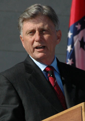 Gov. Mike Beebe, at his inauguration ceremony