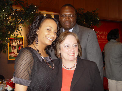 Kyla Dollar, left, Marilyn Brewer, and Dr. Glen Jones at the conclusion of the 2009 Diversity Excellence Awards.