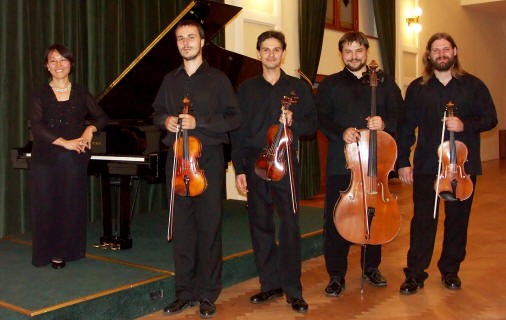 The Graffe String Quartet with pianist Michiko Otaki, will appear as part of ASU's Lecture-Concert Series.